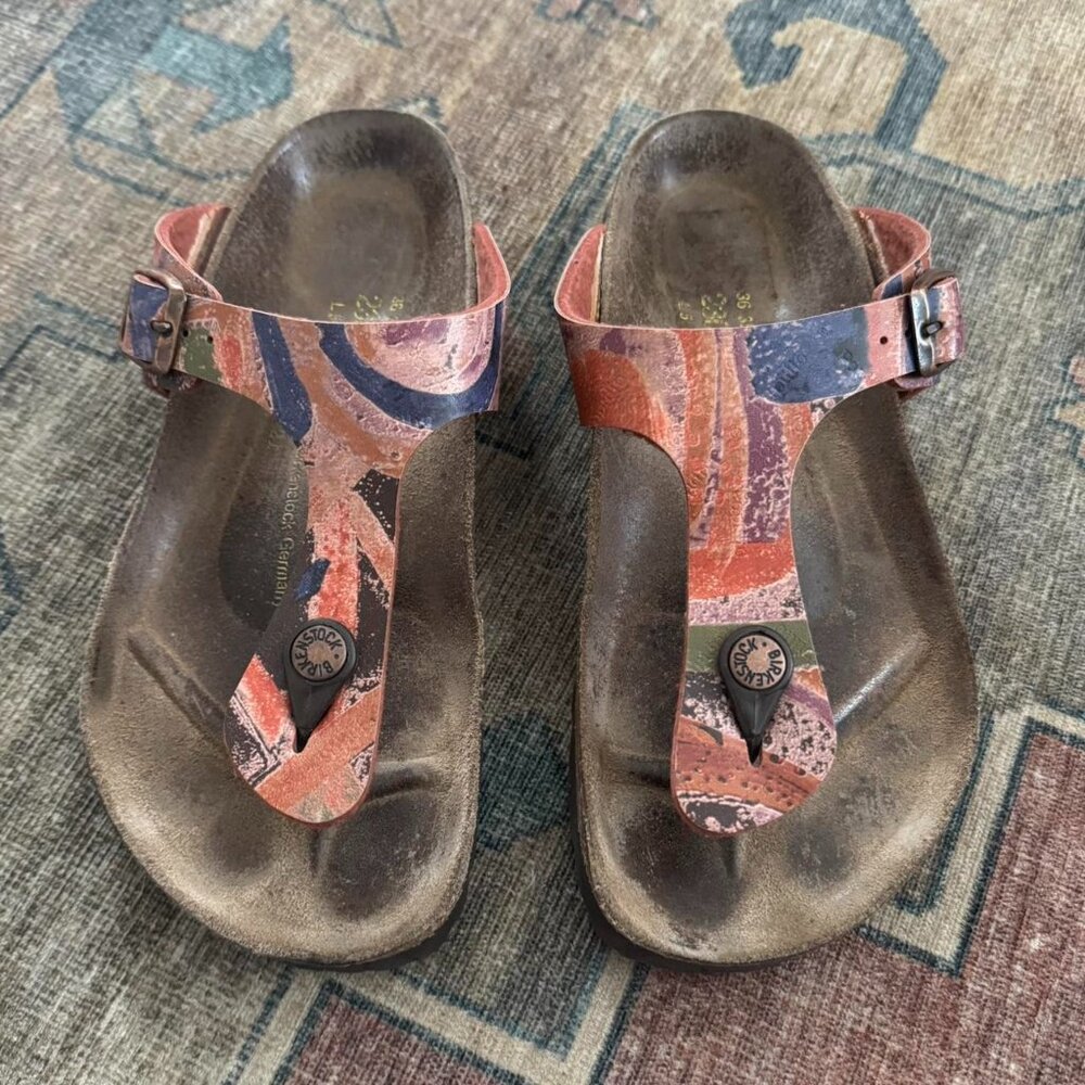 Birkenstock Papillio Multicolor Leather Sandal